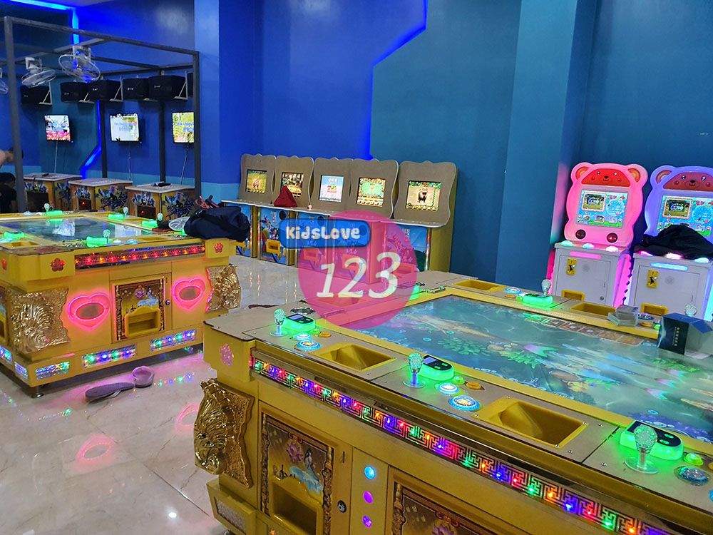Lắp đặt game thùng tại khu vui chơi quốc khánh bình định